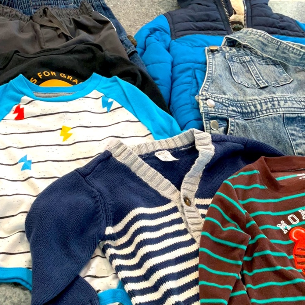 9 piece bundle size 18 months with coat